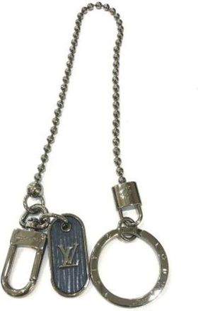 Louis Vuitton Pre-owned Accessories, male, Gray, Size: ONE SIZE Pre-owned Silver key-holders