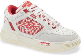 Amiri MA-94 Low Top Platform Sneaker in White Red at Nordstrom, Size 44