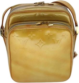 Louis Vuitton Pre-owned Wooster Handbag - Dames - Vintage Schoudertas - Geel - ONE Size - Leer - Vintage