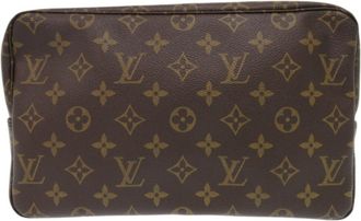 Louis Vuitton Brown Monogram Monogram Clutch Bag Pouch (Pre-Owned)
