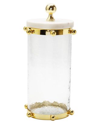 Alice Pazkus Hammered Glass Canister