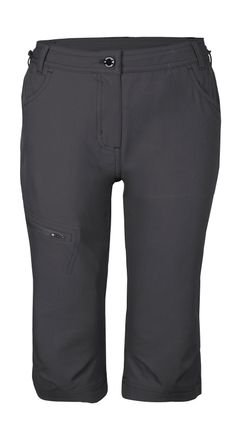 Killtec Caprihose KILLTEC KOS 4 WMN PNTS, Damen, Gr. 36, Normalgr&ouml;ssen, grau (anthrazit), Obermaterial: 92% Polyester, 8% Elasthan, Hosen Caprihose, Wasserabw