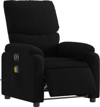 vidaXL Vidaxl - Sill&oacute;n Reclinable De Masaje El&eacute;ctrico Tela Negro