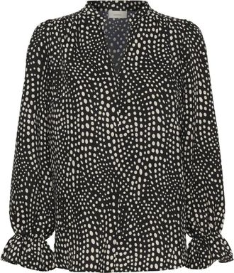 Inwear Liberty IW Blouse - Dames - Blouses - Zwart - XS - Polyester - Overhemden