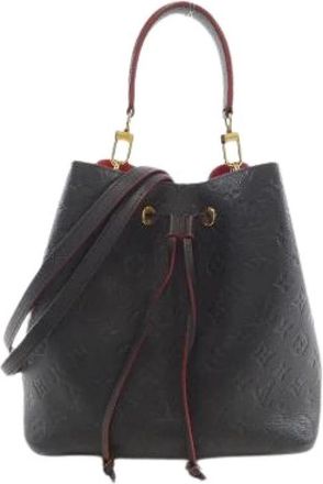 Louis Vuitton Pre-owned Neo Noe Monogram Empreinte Schoudertas - Dames - Vintage Tas - Blauw - ONE Size - Leer - Vintage