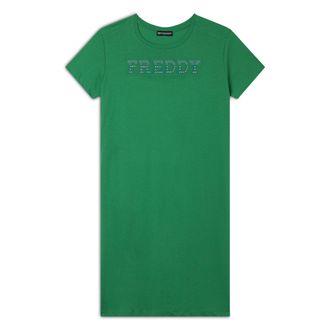 Freddy Vestito in jersey con perline dorate