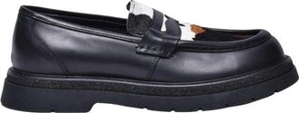 Maze Mocassino con Cavallino - Dames - Loafers - Zwart - 37 EU - Leer - Schoenen