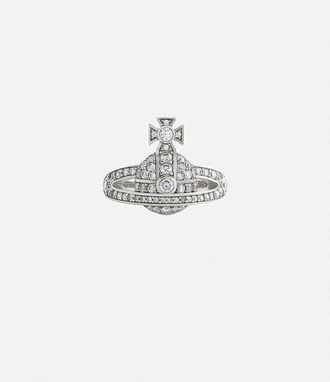 Vivienne Westwood Mini Orb Ring Silver Unisex