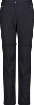 F.lli Campagnolo 4-Way Stretch Zip Off Pant Zip-Off-Hose f&uuml;r Damen | schwarz