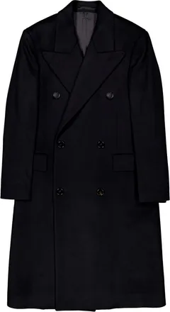 Burberry Double-Breasted Cashmere Tailored Coat, Brand Size 50 ( US Size 40 )