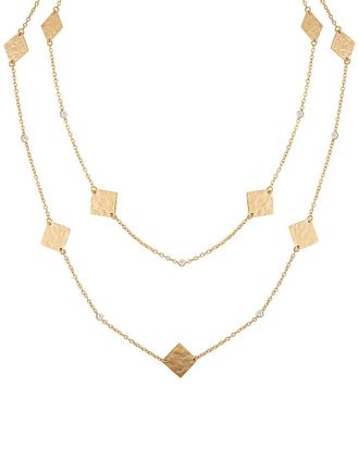 I.Reiss Company 14K 0.18 Ct. Tw. Diamond By-The-Yard 36In Necklace