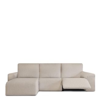 Eysa Funda de sof&aacute; chaise relax izquierda b/c lino 250 - 360 cm