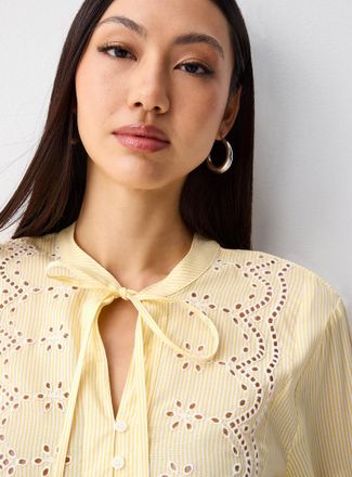 Only Womens Broderie anglaise blouse