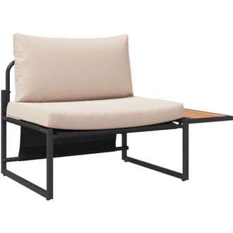 vidaXL Conjunto De Comedor De Jard&iacute;n 2 Pcs Taup&eacute; Acero Vidaxl