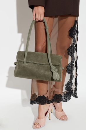 Jacquemus Turismo Leather Bag, Womens, Green