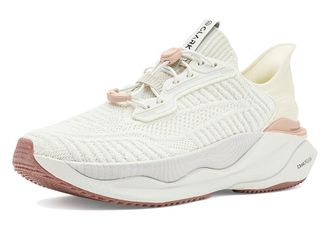 Clarks Pace Rise Womens Shoes White Combi Textile : 9.5 B - Medium, Synthetic