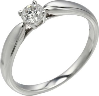 Tiffany & Co. Silver Platinum 950 Band Ring (Pre-Owned)