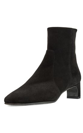 Aquatalia Womens Siella Fashion Boot, Black Suede, 4.5 UK
