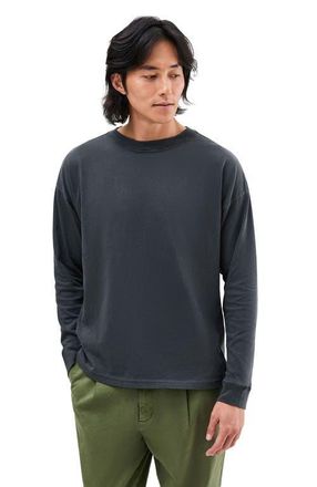 Richer Poorer Inc. The Relaxed Long Sleeve Tee in Stretch Limo at Nordstrom, Size Xx-Large