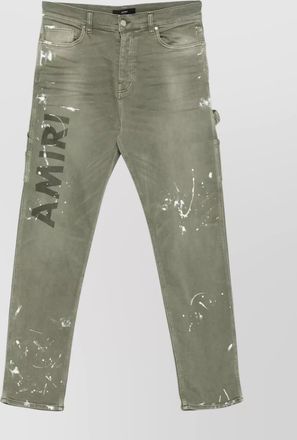 Amiri stencil slim jeans
