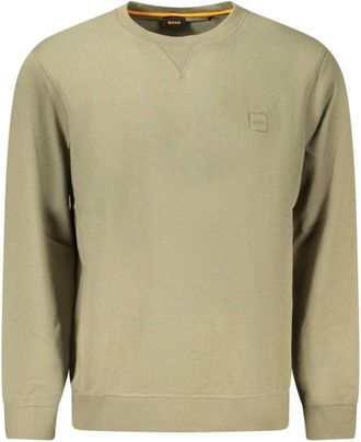 HUGO BOSS Hombre, Sudaderas, Verde, Talla: L