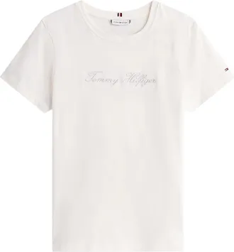 Tommy Hilfiger T Shirt Con Logo Ricamato