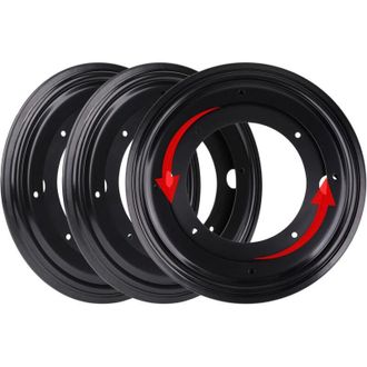 OEM Juego De 3 Platos Giratorios De Alta Resistencia Con Rodamientos De Bolas - Plato Giratorio Lazy Susan De 20 Cm De Grosor - Base Giratoria Con Capacid