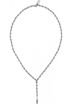 Tommy Hilfiger Womens 2700794 Ladies Necklace - Silver Stainless Steel - One Size