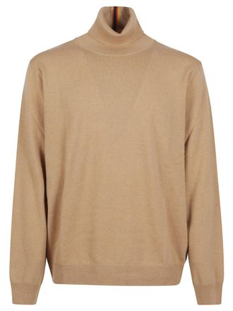 Paul Smith Beige High Neck Sweater