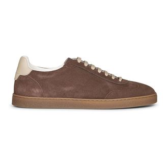 Brunello Cucinelli Brunello Cucinelli, Sneakers, male, Brown, Size: 11 US Suede Sneakers