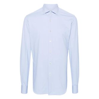 Xacus Active Shirt - Heren - Zakelijke Overhemden - Blauw - M - Overhemden