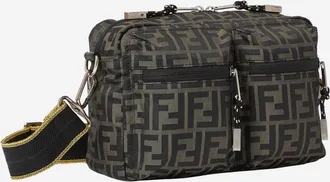 Fendi Mens Dorm Bag Multicolour Ff Zucca Fabric Polyester Shoulder