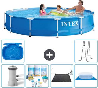 Intex Piscina Con Estructura Redonda - 366x76 Cm - 8-piezas S21030