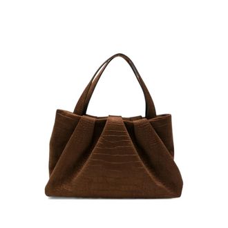 Themoir&egrave; Croc-effect Ruched Shoulder Bag