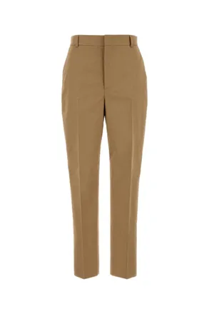 Moschino Tan Tapered Flat Front Pants