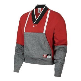 Nike (WMNS) Nike ISPA Series Pullover V Neck Short Athleisure Casual Sports Hoodie CD6371-819