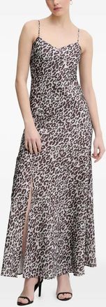 Joop Delci animal-print maxi dress - Neutrals
