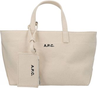 A.P.C. Le Drummer Unbleached Cotton Tote Bag