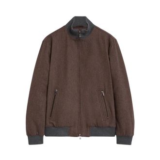 Pal Zileri Bomberjack - Heren - Jassen - Bruin - Maat: XL Wol