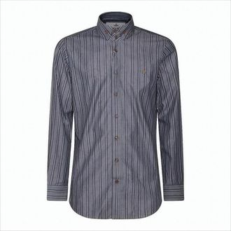 Vivienne Westwood Long-Sleeve Casual Shirt With Vertical Stripes