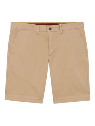 Brooks Brothers Bermuda shorts van stretch-katoen - Beige