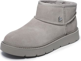 Skechers Womens Keepsakes Cosy Mini Hands Free Slip-ins Snow Boots, Taupe, EU 38.5