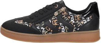 Marco Tozzi Sneakers Laag - Dames - Sneakers - Zwart - 37 EU - Schoenen
