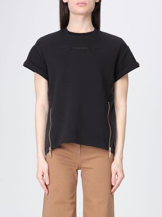 Elisabetta Franchi T-shirt in misto cotone con logo Elisabetta Franchi