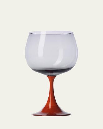NasonMoretti Burlesque Coral /Grey Wine Glass, 29 oz
