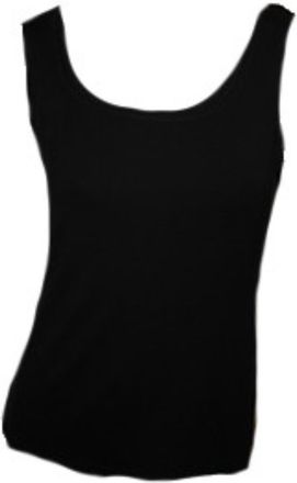 Angel Bra-Friendly Tank Top In Black