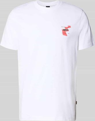 Boss Orange by Hugo Boss BOSS Orange Relaxed Fit T-Shirt aus reiner Baumwolle Modell MOVEMENT in Weiss, Gr&ouml;&szlig;e XXXL