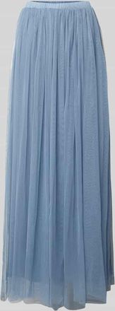 Lace & Beads Maxirock mit elastischem Bund in Rauchblau, Gr&ouml;&szlig;e L