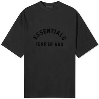 Fear of God SS24 Spring Printed Logo T-shirt Jet Black 125SP242004F