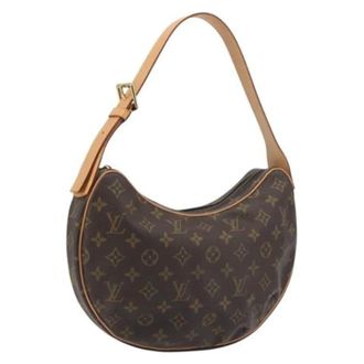 Louis Vuitton Pre-owned Vintage Monogram Canvas Shoulder Bag - Dames - Pre-owned - Bruin - Maat: ONE Size Leer